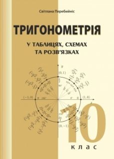 Тригонометрія у таблицях, схемах та розв’язках. 10 клас